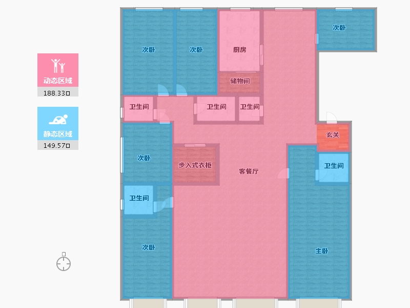 青海省-西宁市-越州国际-307.75-户型库-动静分区