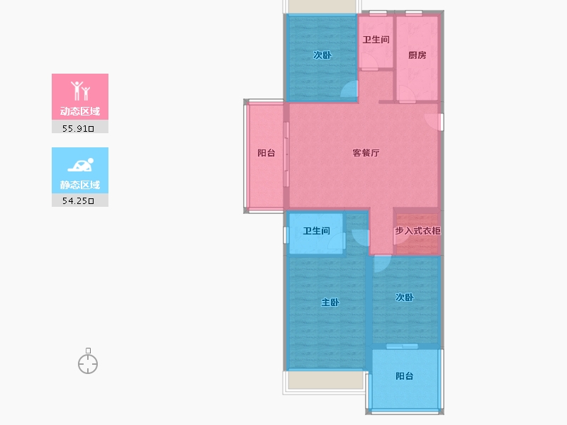 浙江省-绍兴市-天玺湾-99.00-户型库-动静分区