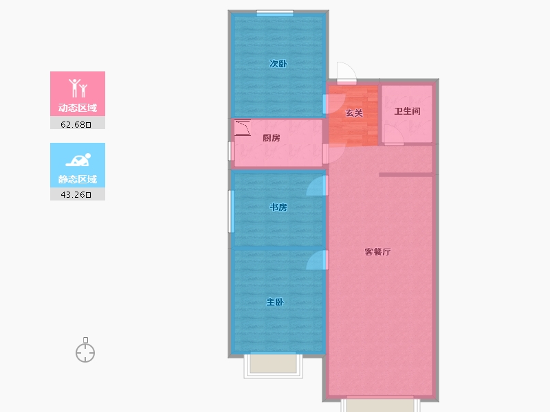 天津-天津市-新城和兴府-96.00-户型库-动静分区