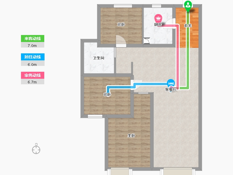 天津-天津市-新城和兴府-89.73-户型库-动静线