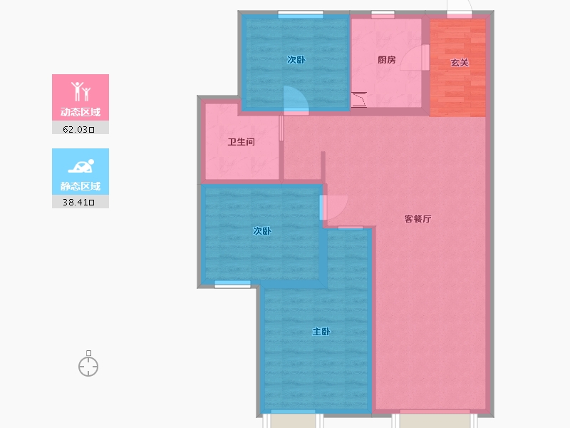 天津-天津市-新城和兴府-89.73-户型库-动静分区