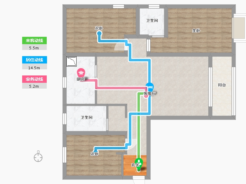 河北省-邯郸市-万浩俪城-89.62-户型库-动静线