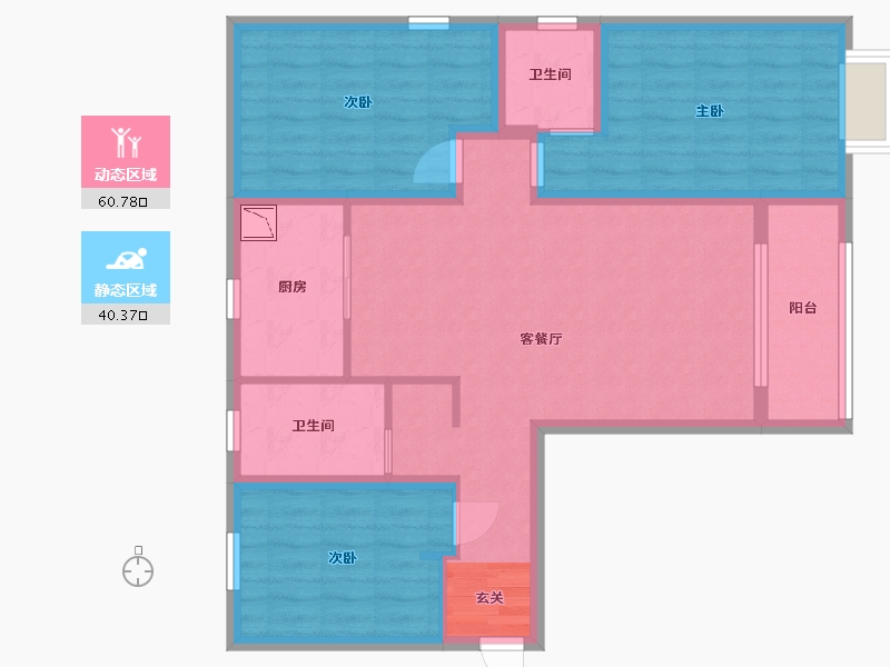 河北省-邯郸市-万浩俪城-89.62-户型库-动静分区