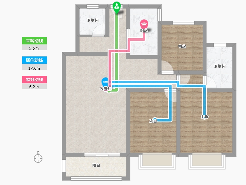 陕西省-渭南市-大荔县城市印象-91.97-户型库-动静线