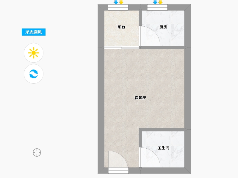 陕西省-西安市-融侨城-19.48-户型库-采光通风