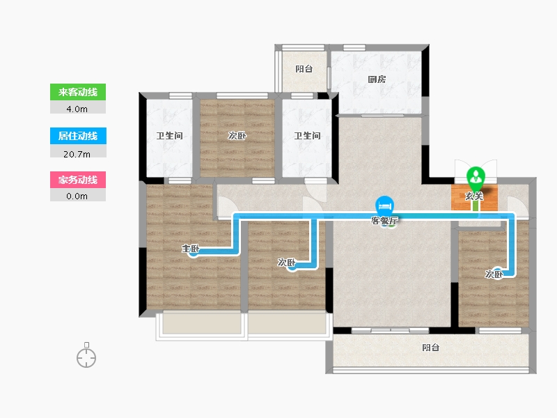 四川省-成都市-天湖湾-104.88-户型库-动静线