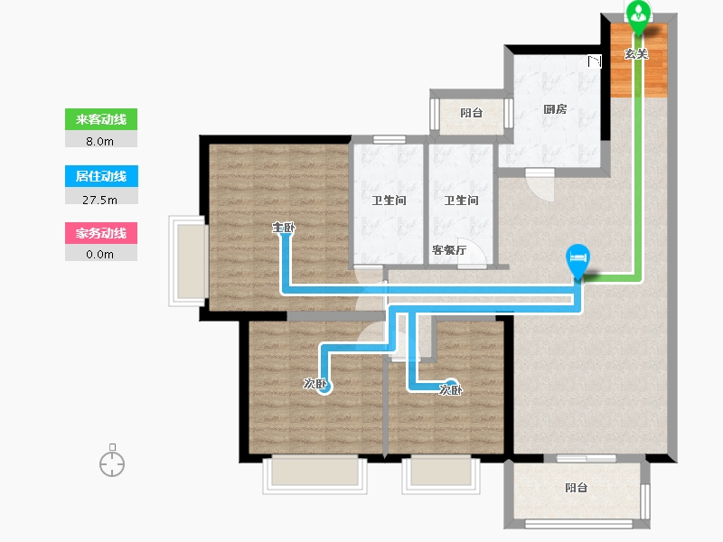 辽宁省-朝阳市-北京书院-110.92-户型库-动静线