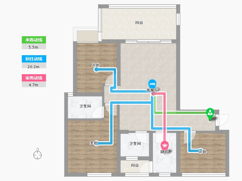 四川省-攀枝花市-中央公园-81.05-户型库-动静线