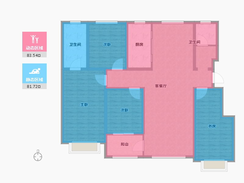 山东省-聊城市-学府新城-149.51-户型库-动静分区