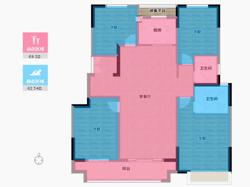 山东省-聊城市-中梁国宾府-120.00-户型库-动静分区