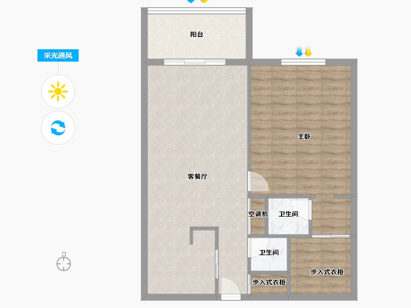 Florida-Miami-Dade-Royalton On The Green Apartments-77.98-户型库-采光通风