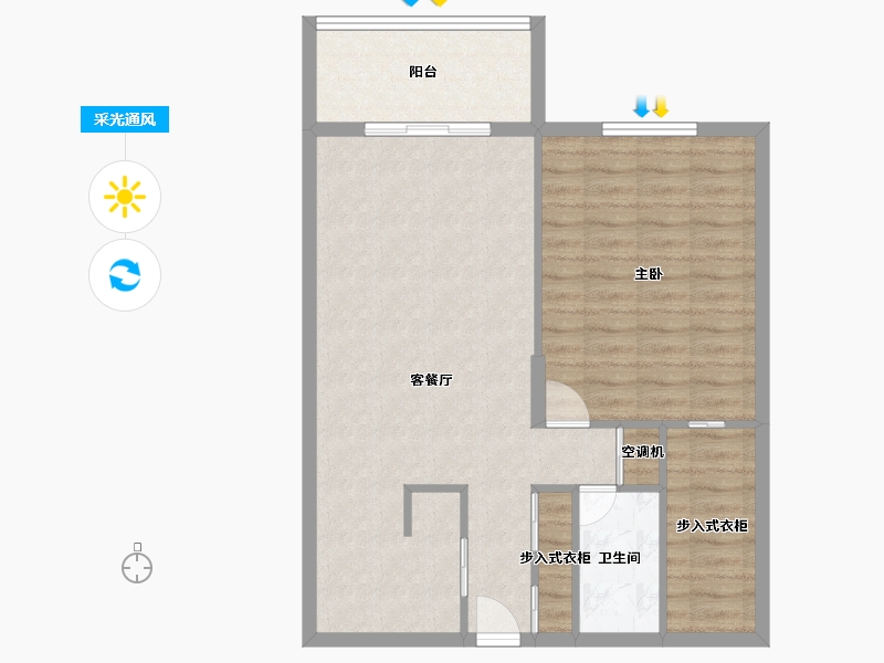 Florida-Miami-Dade-Royalton On The Green Apartments-76.30-户型库-采光通风