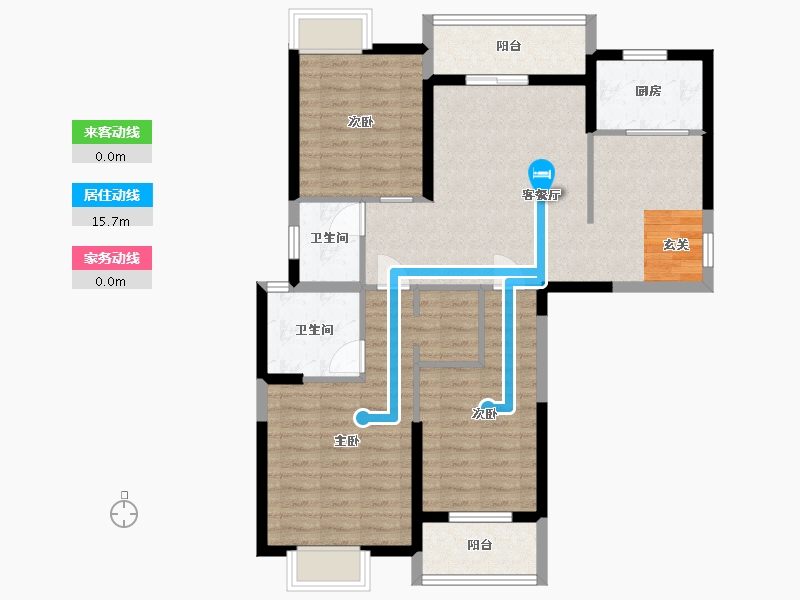 湖北省-武汉市-城投秀水青城-92.10-户型库-动静线