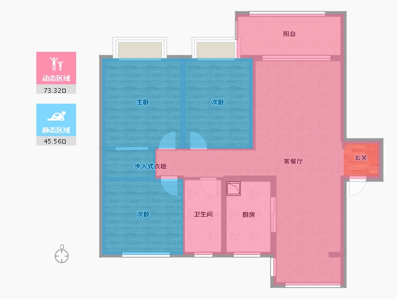 江西省-南昌市-融创文旅城-106.99-户型库-动静分区