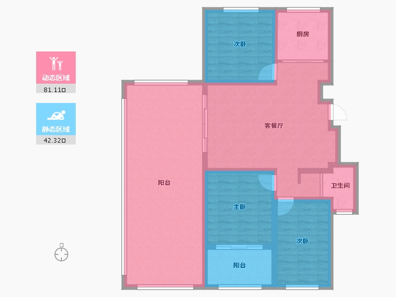 山东省-日照市-景秀美泉小镇-111.32-户型库-动静分区