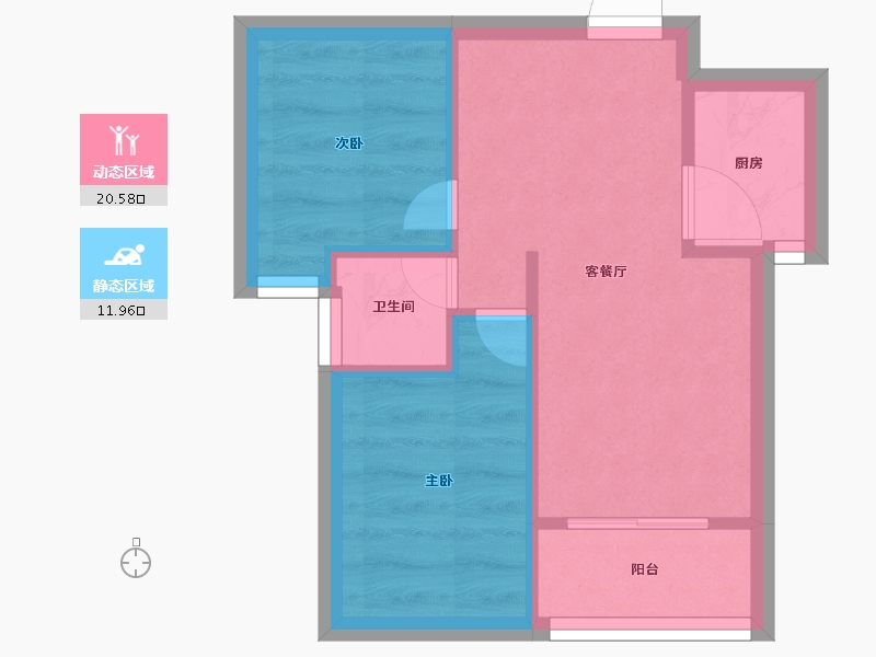 河南省-南阳市-璟都国际-28.44-户型库-动静分区