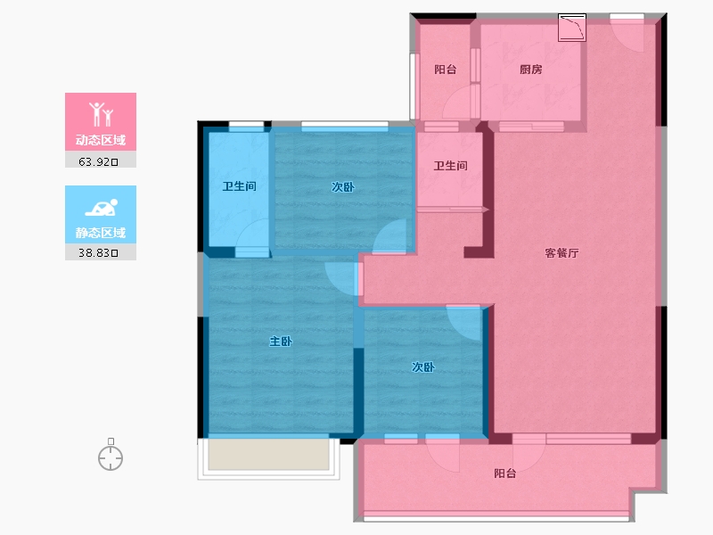 山东省-日照市-江山域-91.47-户型库-动静分区