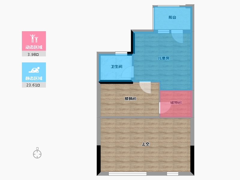 内蒙古自治区-包头市-保利溪湖林语-55.20-户型库-动静分区