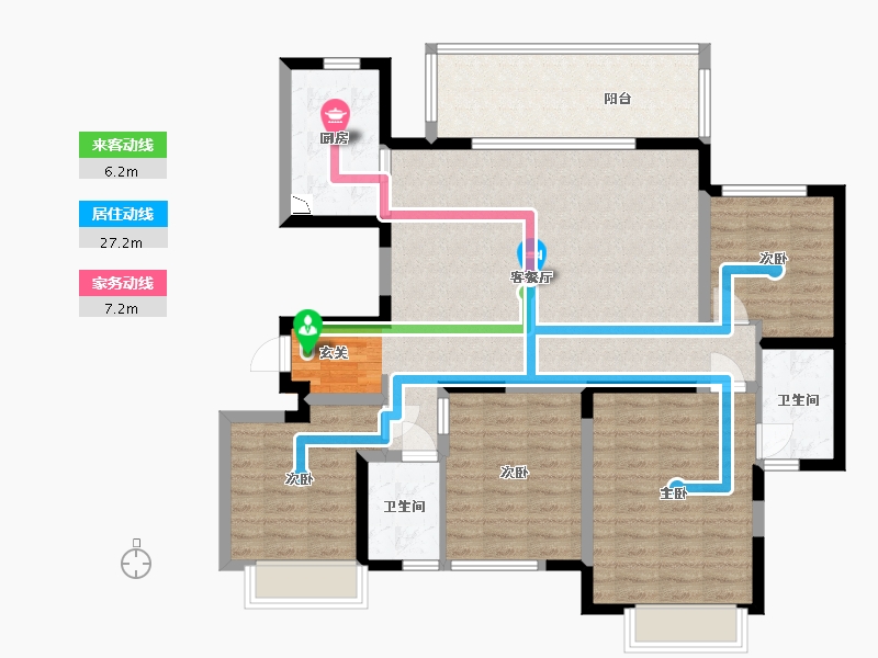 广西壮族自治区-南宁市-中海哈罗学府-114.49-户型库-动静线