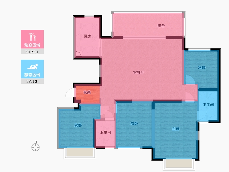 广西壮族自治区-南宁市-中海哈罗学府-114.49-户型库-动静分区