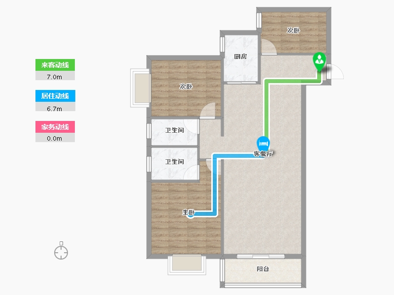 湖南省-怀化市-嘉鸿天街（榆园）-93.23-户型库-动静线