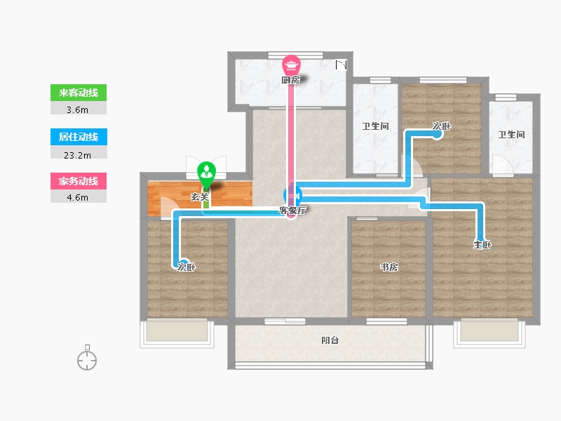 山东省-青岛市-鲁商学府-112.01-户型库-动静线