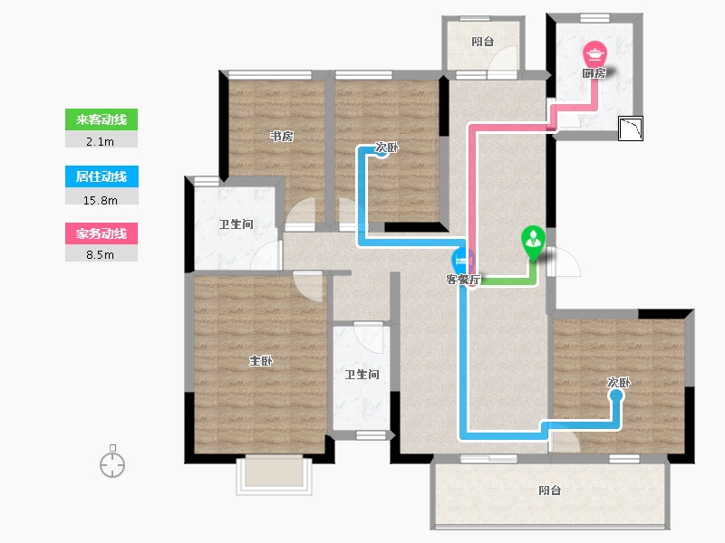 广西壮族自治区-南宁市-大唐盛世-114.19-户型库-动静线