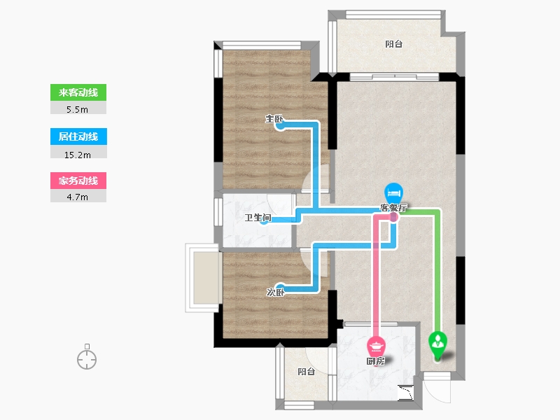 广西壮族自治区-防城港市-桂海高新未来城-63.76-户型库-动静线