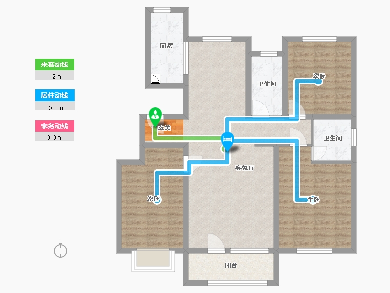 河北省-石家庄市-万德华府-92.53-户型库-动静线