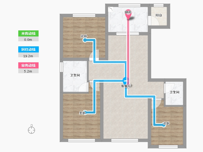 河北省-秦皇岛市-皓月・天墅-79.69-户型库-动静线