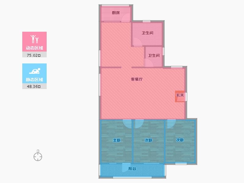 湖北省-武汉市-就业小区-112.73-户型库-动静分区