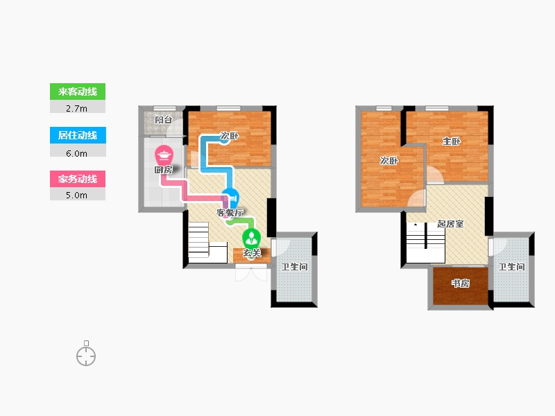 广东省-东莞市-富盈盈翠曦园-93.46-户型库-动静线