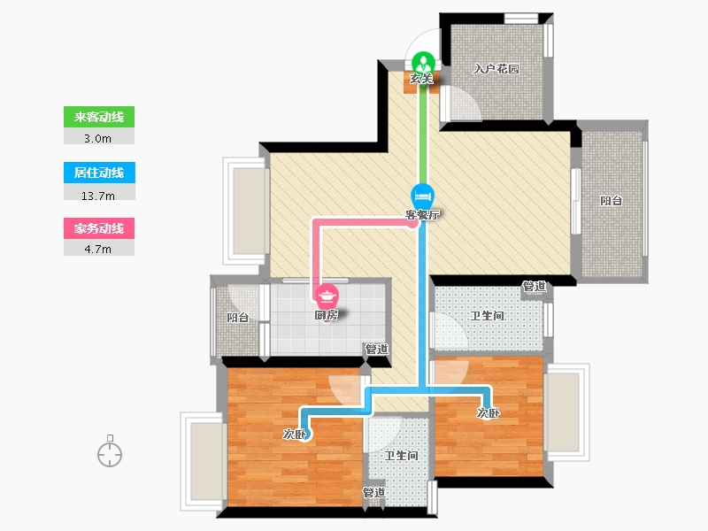 广东省-珠海市-珠海奥园广场-67.32-户型库-动静线