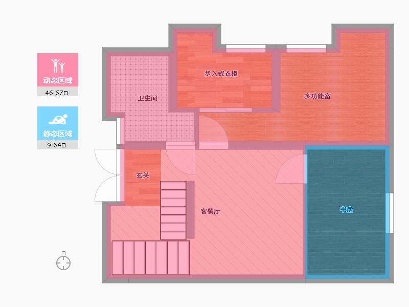 湖北省-黄冈市-首府壹号-48.48-户型库-动静分区