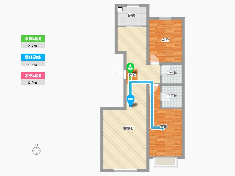 内蒙古自治区-包头市-富悦湾官邸-81.09-户型库-动静线