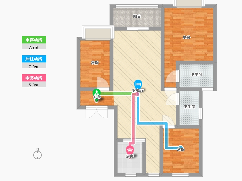 陕西省-宝鸡市-宝烟新区-77.93-户型库-动静线