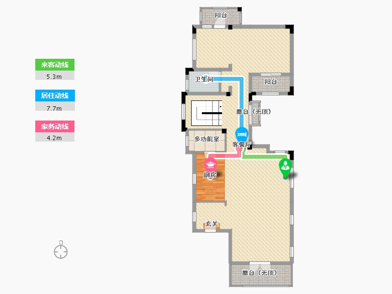 四川省-成都市-花样年大溪谷-113.94-户型库-动静线