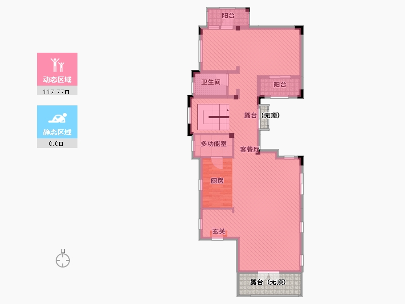 四川省-成都市-花样年大溪谷-113.94-户型库-动静分区