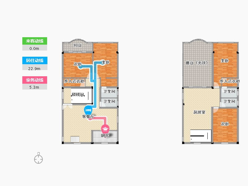 福建省-福州市-闽侯-257.42-户型库-动静线