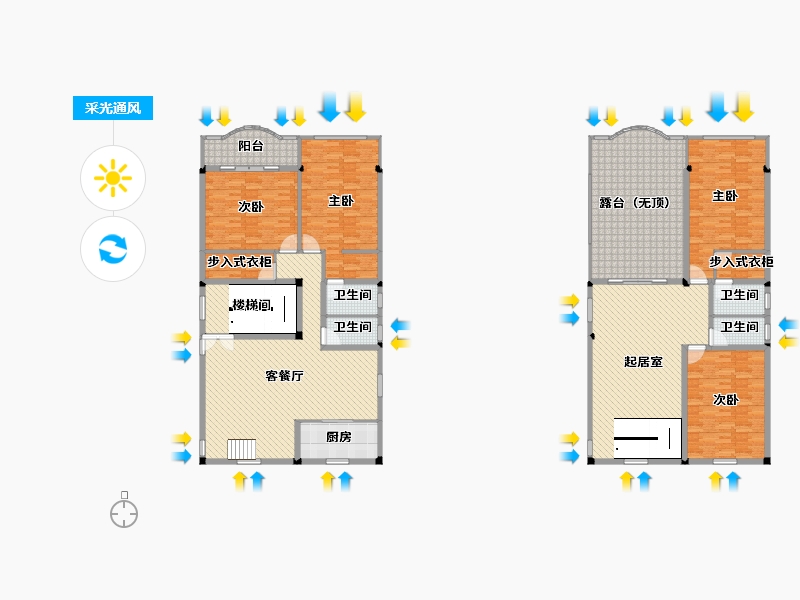 福建省-福州市-闽侯-257.42-户型库-采光通风