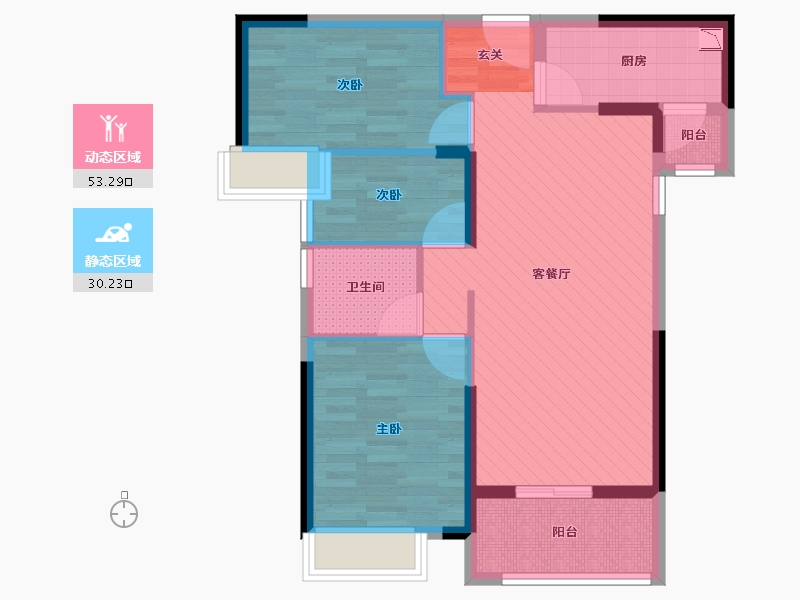 广东省-肇庆市-肇庆-73.24-户型库-动静分区