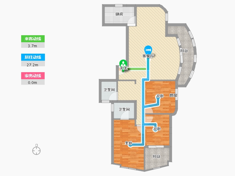 河南省-漯河市-兰乔圣菲-93.02-户型库-动静线