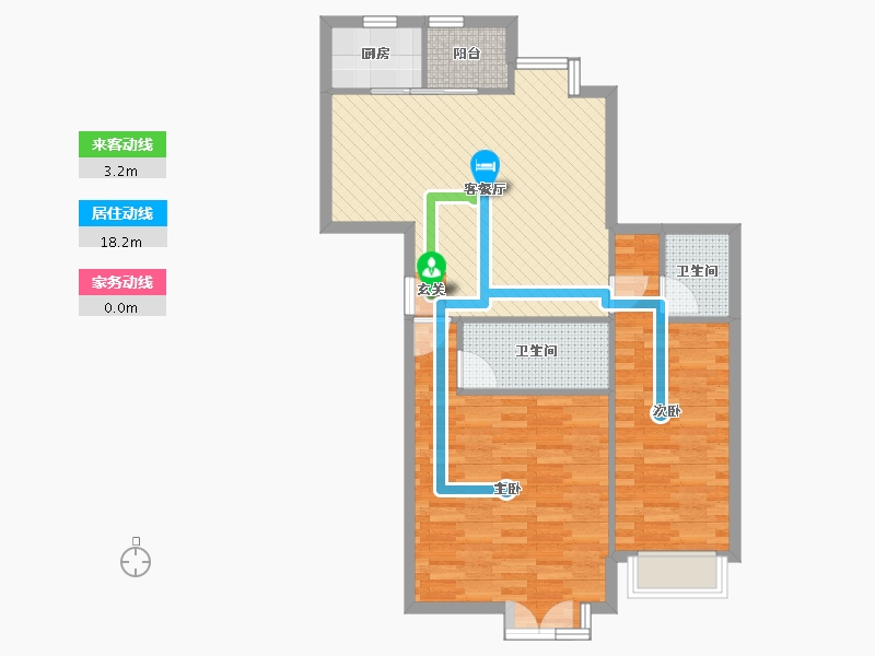 北京-北京市-光大水墨风景-1号楼-80.78-户型库-动静线