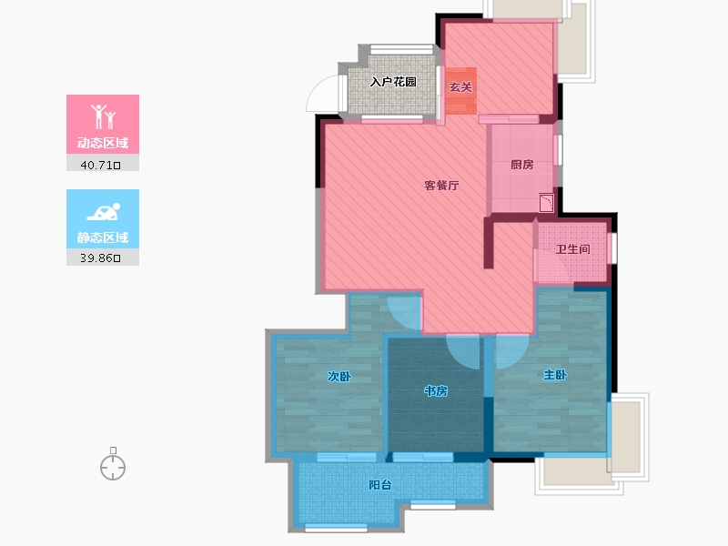 福建省-福州市-三木城c1区-73.57-户型库-动静分区