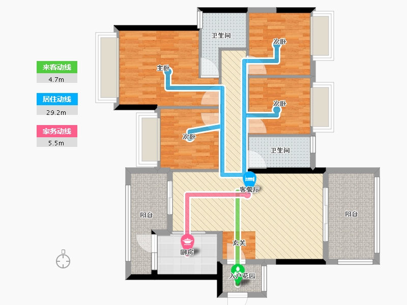 广东省-河源市-中心壹号教育城-97.99-户型库-动静线