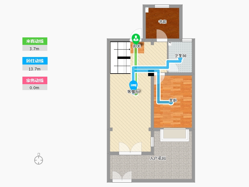 江苏省-苏州市-华德力公园壹号(在建）-73.81-户型库-动静线