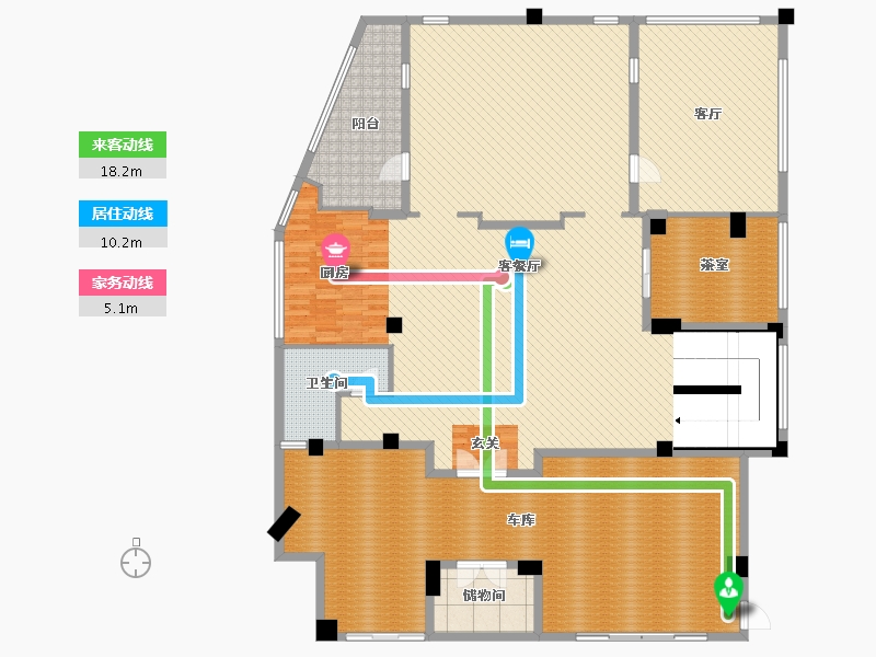 广东省-广州市-琶洲一号-256.49-户型库-动静线