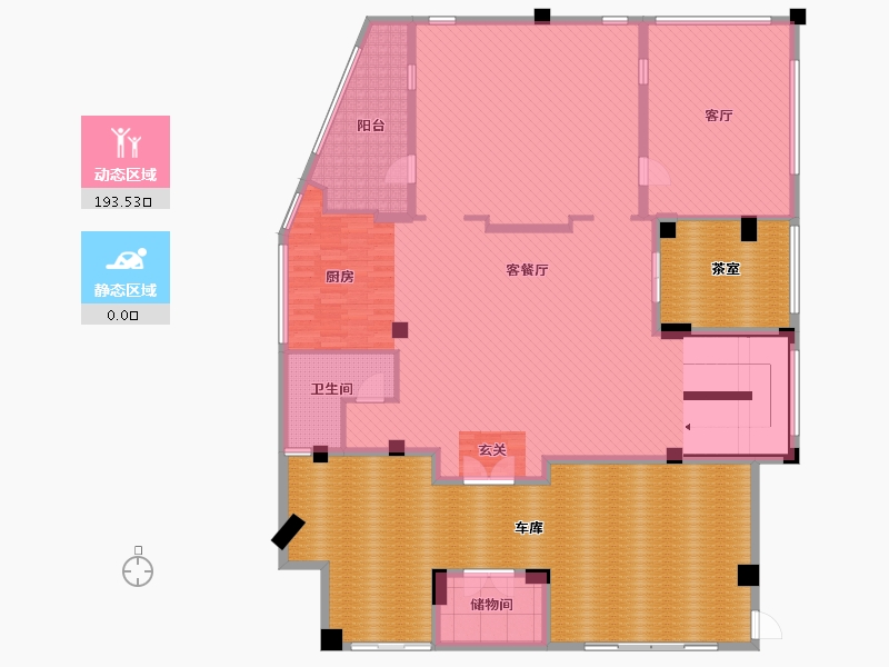 广东省-广州市-琶洲一号-256.49-户型库-动静分区