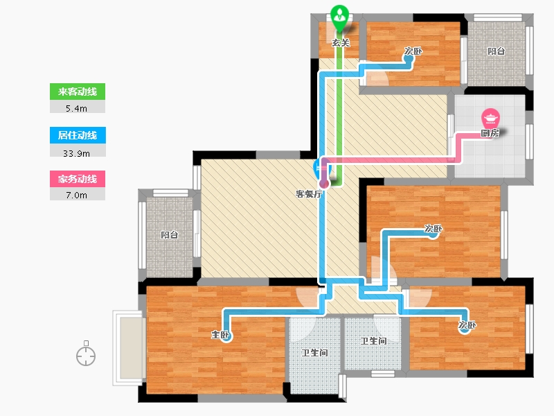 湖南省-邵阳市-友阿国际-107.93-户型库-动静线