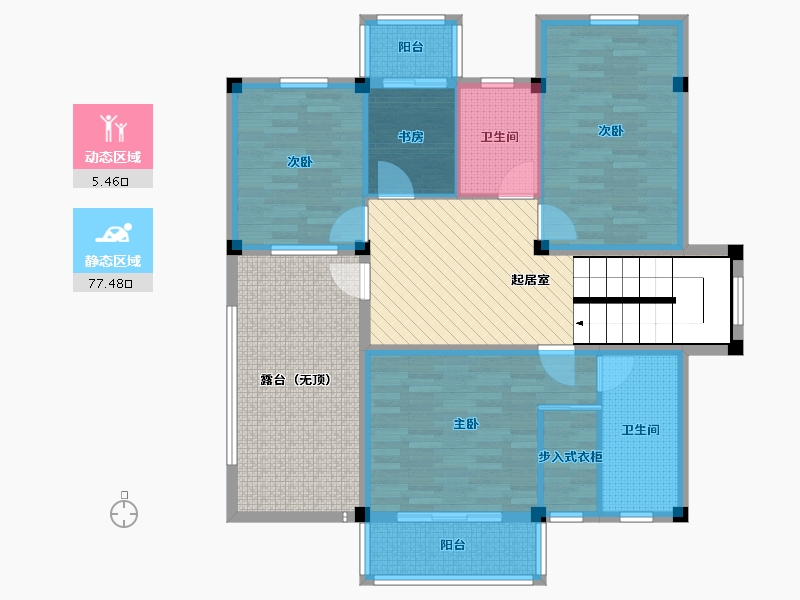 安徽省-安庆市-丽水河畔-114.86-户型库-动静分区